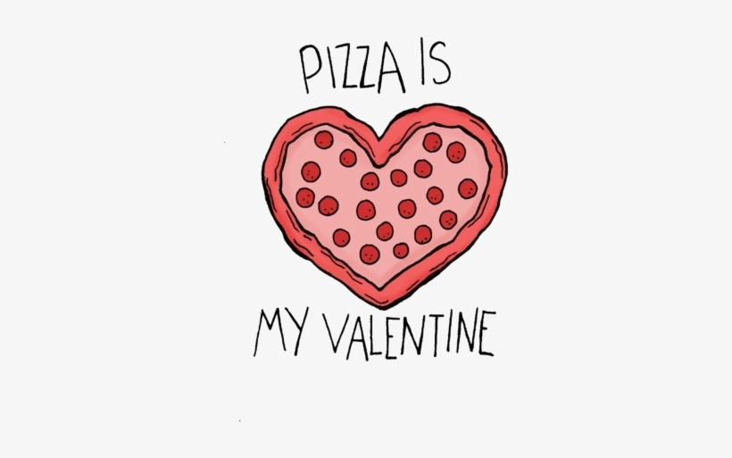 Pizza, Valentine, And Love Image - Happy Valentines Day Pizza, transparent png download