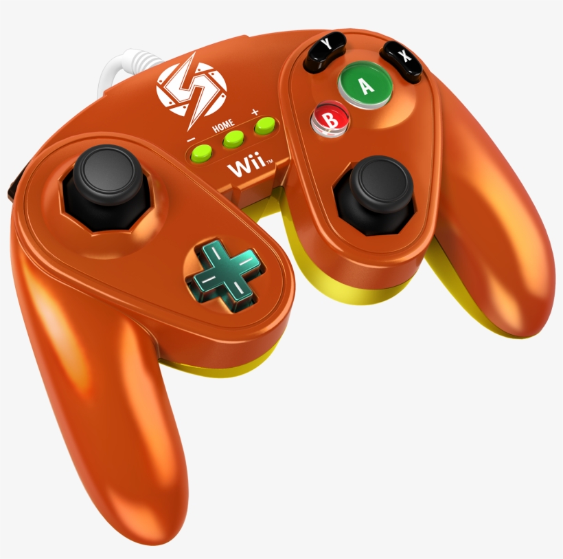 Wired Fight Pad Samus - Wired Fight Pad Wii U, transparent png download