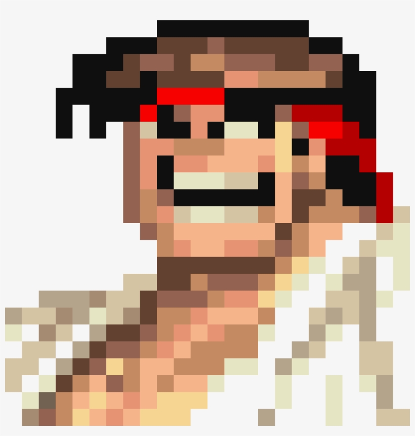 1596348 - Ryu Png Retro, transparent png download