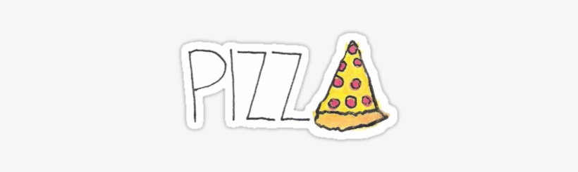 Pizza By Zena S - Stickers Tumblr Pizza, transparent png download