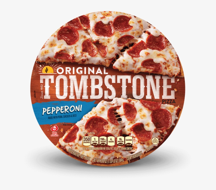 Original Pepperoni Pizza - Tombstone Pizza, transparent png download