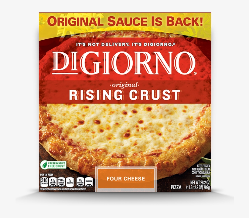 Digiorno Pizza Delta Ice Creamdelta Ice Cream - Digiorno Four Cheese Rising Crust Pizza 28.2 Oz. Box, transparent png download