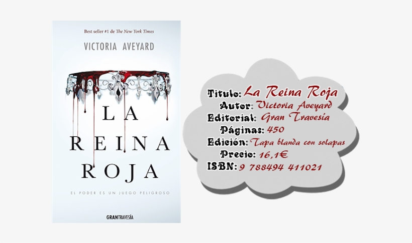 La Reina Roja De Victoria Aveyard - Red Queen By Victoria Aveyard 9781409150725 (paperback), transparent png download