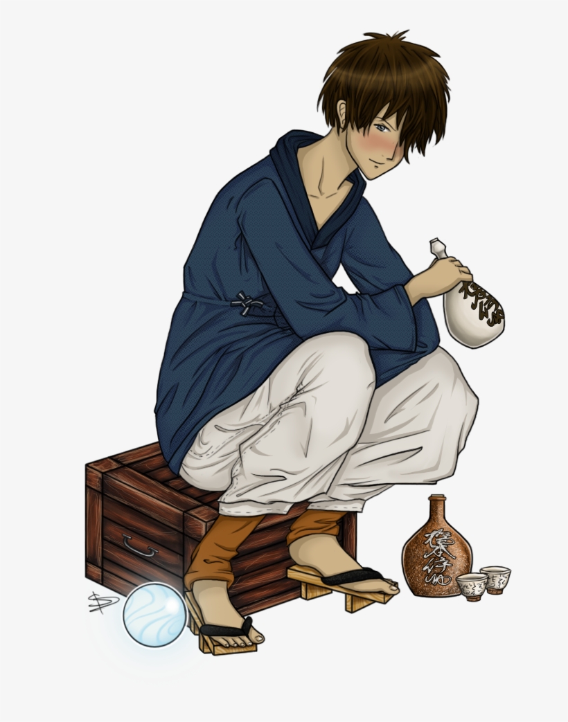 My Boyfriend's Oc, Naoto - Sitting, transparent png download