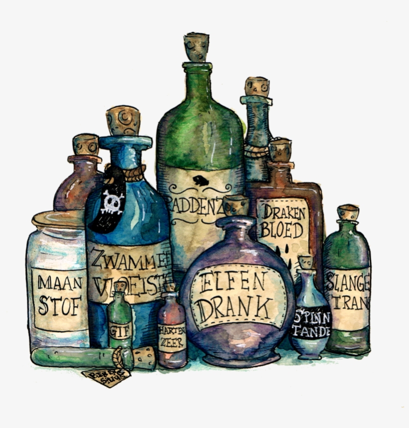 Well, A Sort Of Steampunk City - Bottle, transparent png download