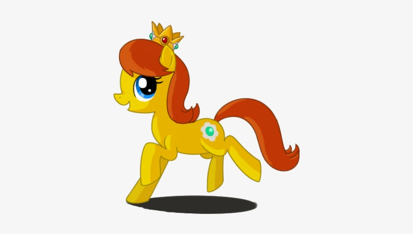 Sklavenbrause, Crossover, Earth Pony, Nintendo, Ponified, - My Little Pony Princess Daisy, transparent png download