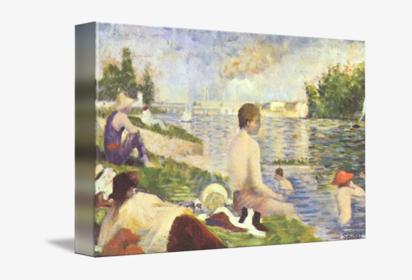 Georges - Poster: Georges Seurat (swimming Pool, Oil Sketches, transparent png download