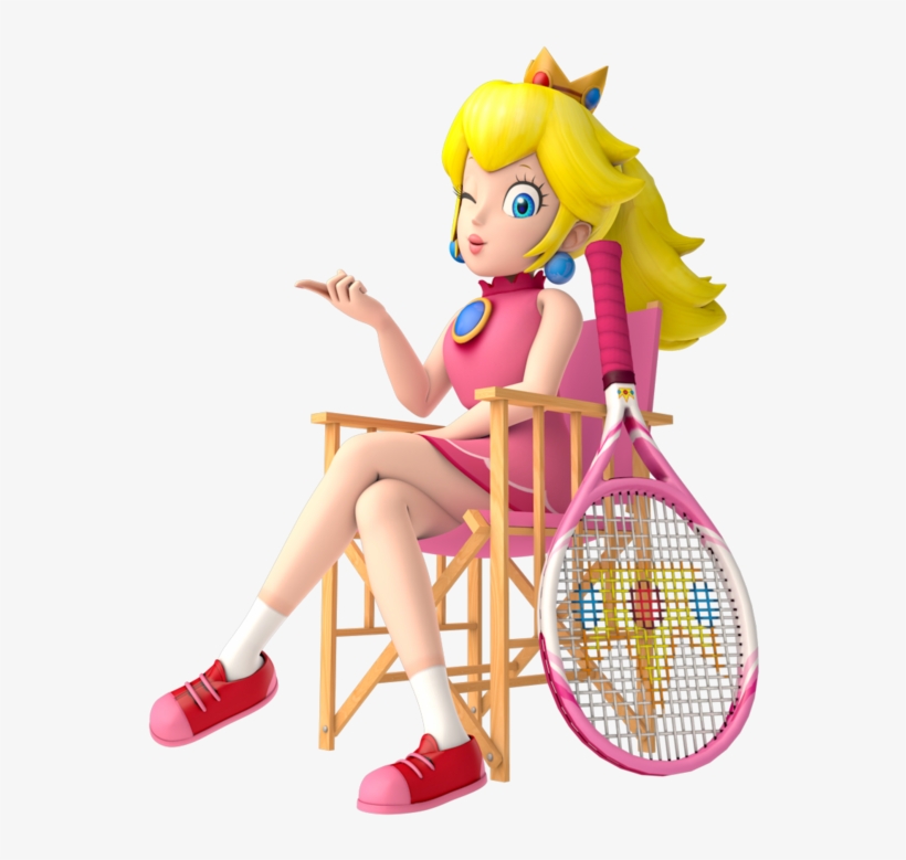 Uh Huh Alright Daisy - Super Mario Tennis Peach, transparent png download