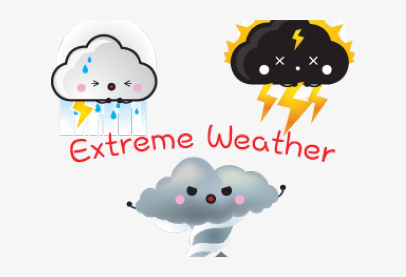 Breezy Weather Clipart Lightning
