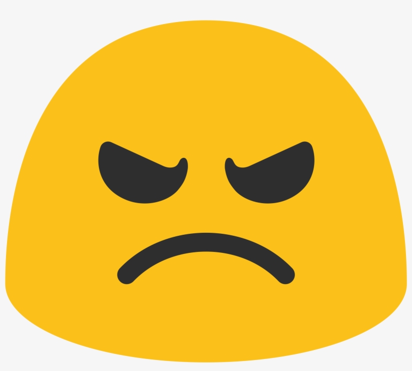 Open - Angry Face Emoji Transparent, transparent png download