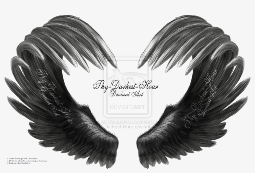 Silver 01 By Thy Darkest Hour On Deviantart Best Wing - Realistic Wings For Photoshop, transparent png download