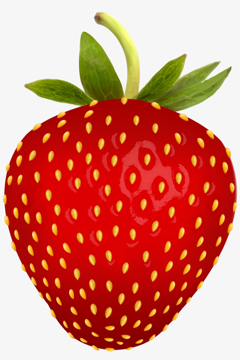 Strawberry Png Free Clip Art Image - Clip Art Strawberry Png, transparent png download