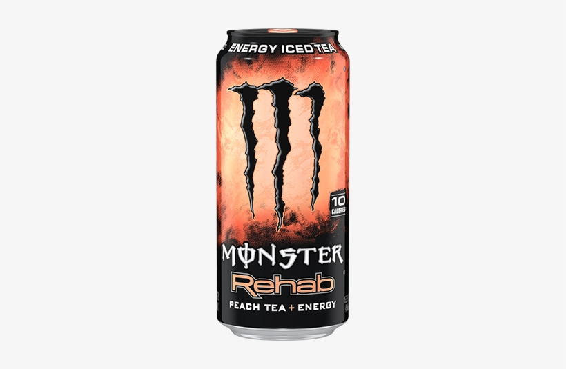 Energy Drink - Monster Rehab Lemonade, transparent png download