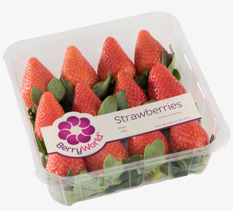 Strawberry Punnet - Australian Strawberry, transparent png download