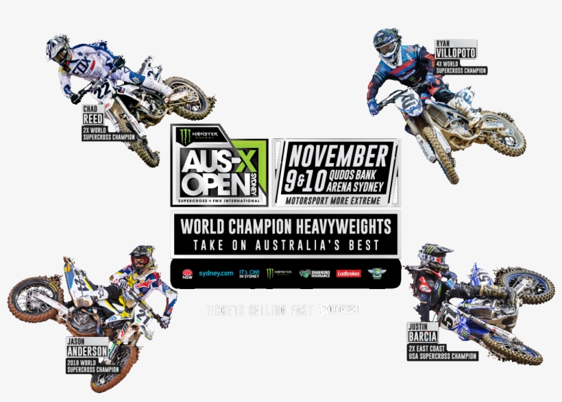 Monster Energy Aus X Open - Glass 4 Classics, transparent png download
