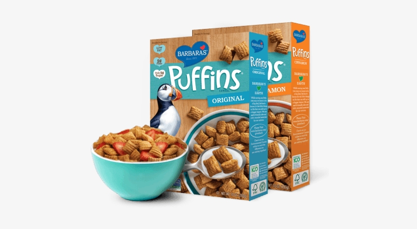 Cereal Box Transparent Png Nutrition Graphic Library - Puffins Cereal, transparent png download