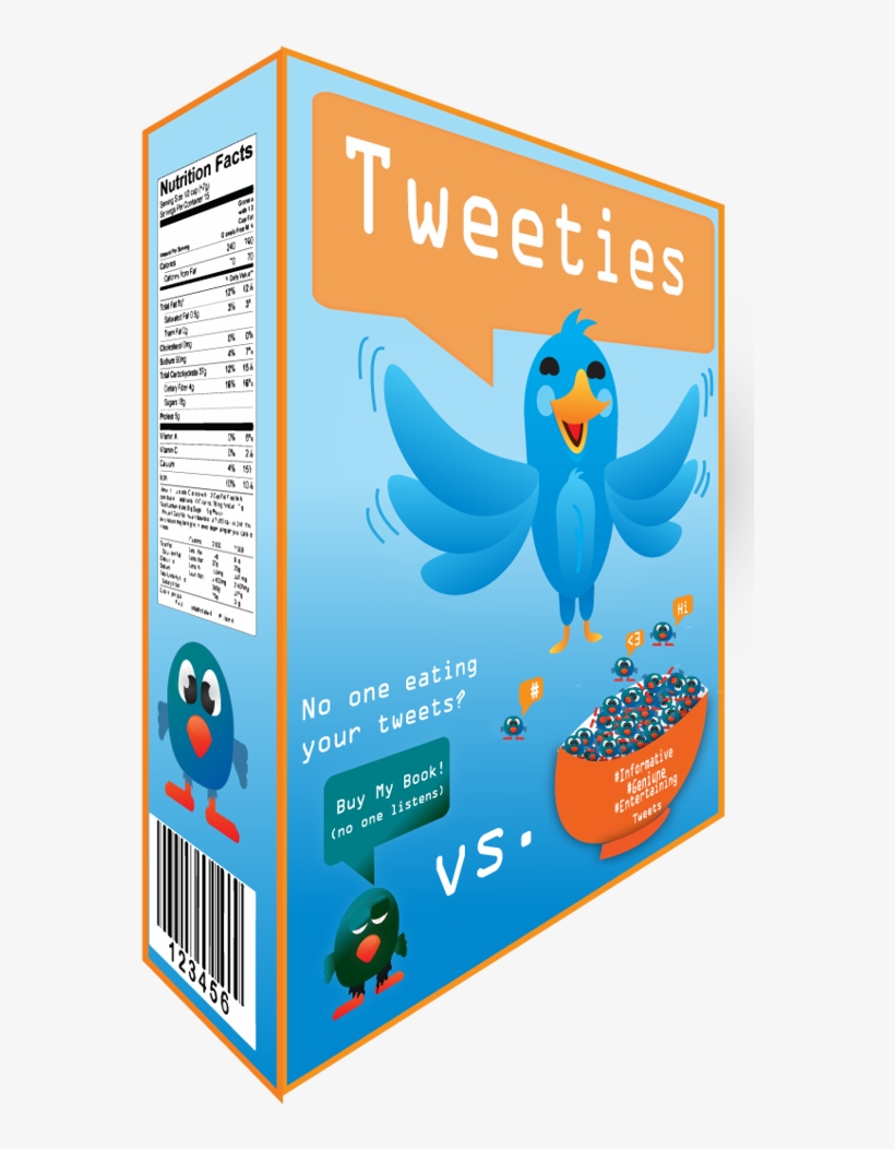 Tweeties Cereal Box On Behance - Illustration, transparent png download
