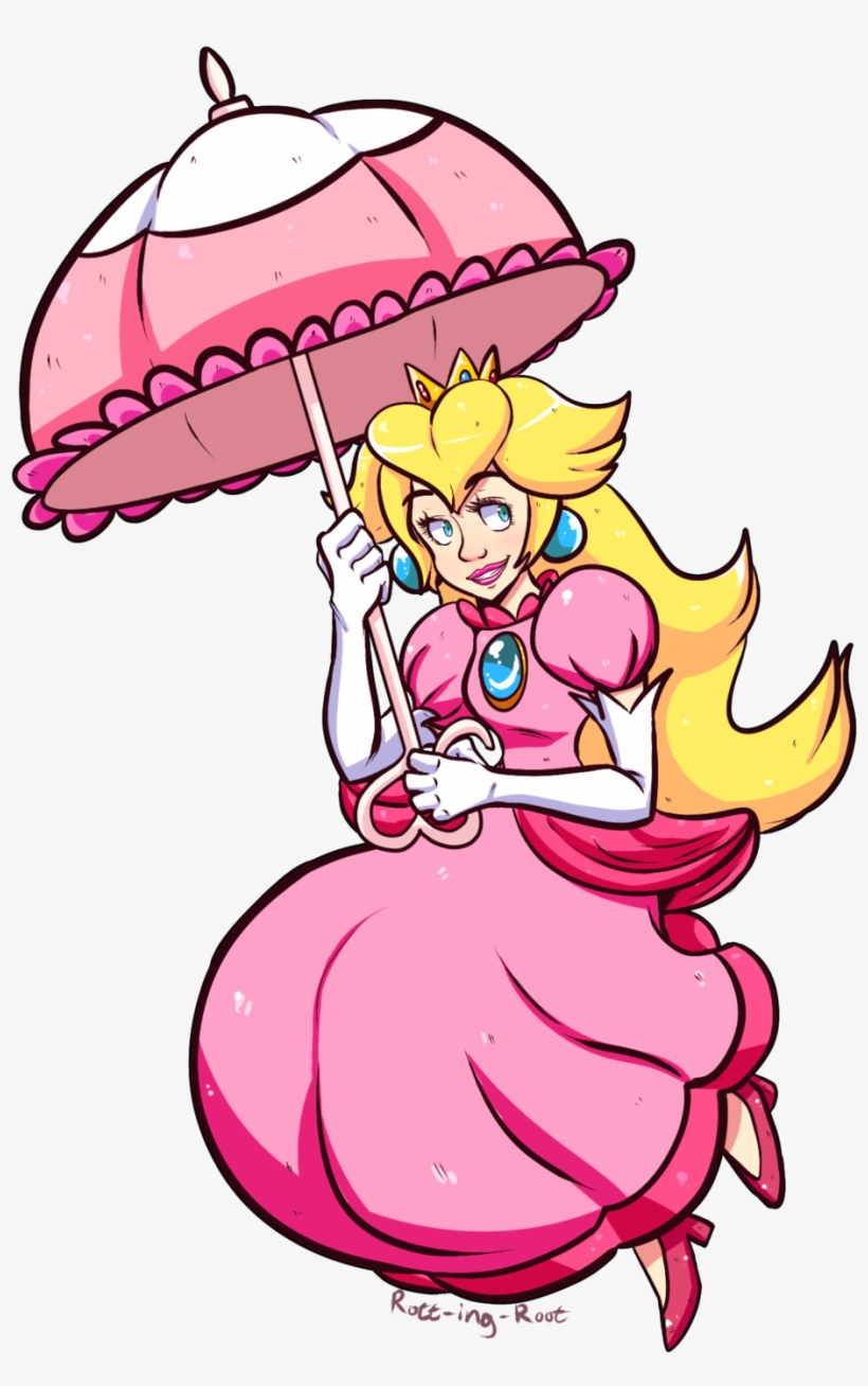 Pin By Anthony On Hooked On The Brothers - Peach Parasol Super Smash Bros, transparent png download