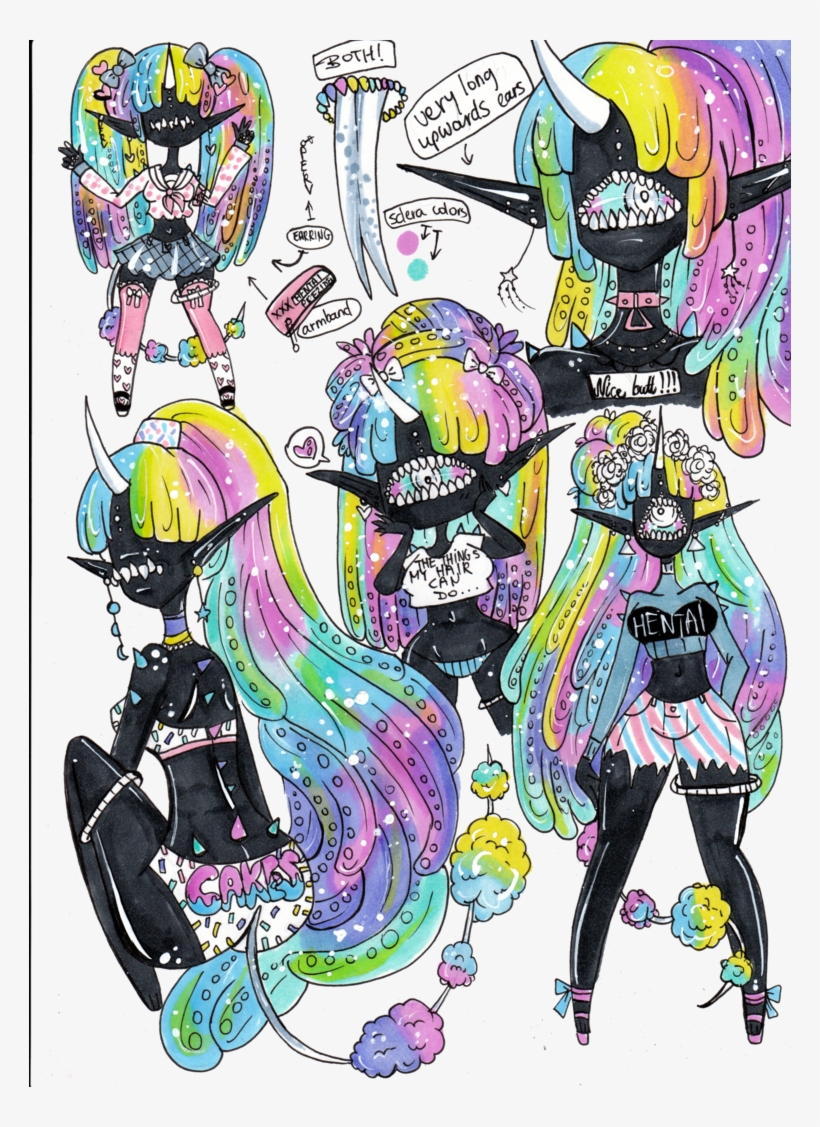 Cake The Tentacle Head By Guppie - Illustration, transparent png download