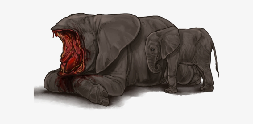 Elephantdramaday - Hippopotamus, transparent png download