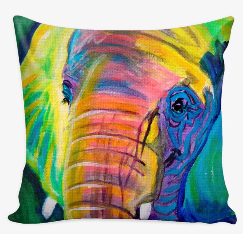 Elephant Head Dawgart Pillow Cover 16in X 16in - East Urban Home 'pachyderm' Framed Painting Print, transparent png download
