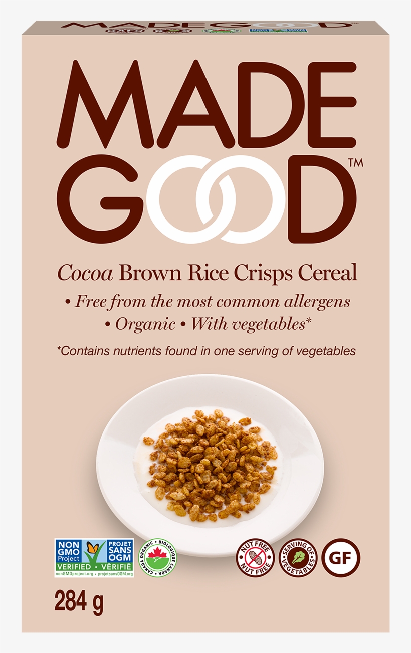 Cereal-cocoa - Made Good Banana Chocolate, transparent png download