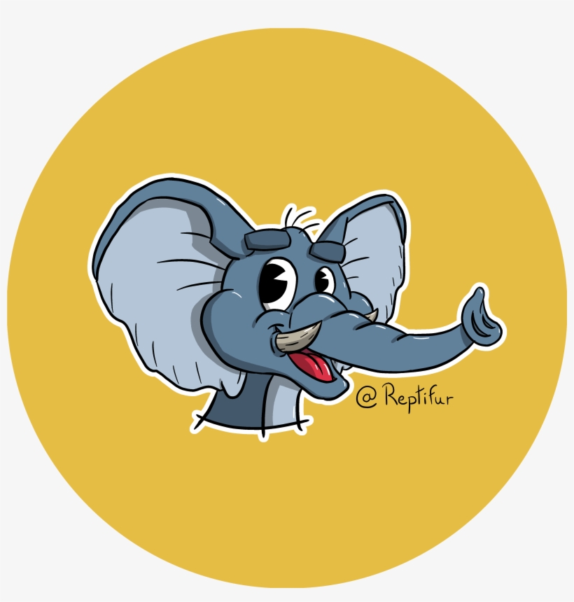 2015 09 22 Elephant Head - Elephant, transparent png download