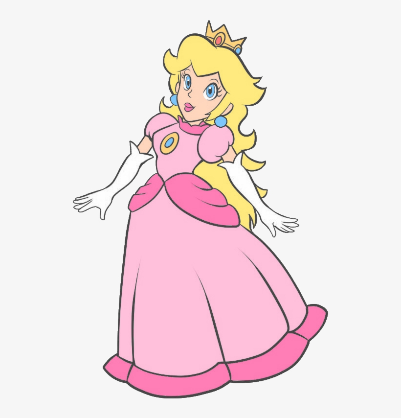 Princess Peach By Redqueenallison Clipart - Peach Princess, transparent png download