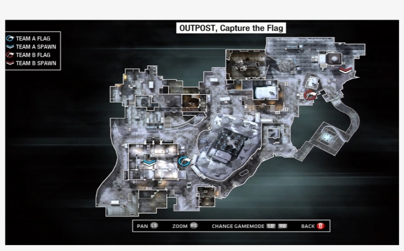 Editgame Mode Maps - Outpost Mw3, transparent png download