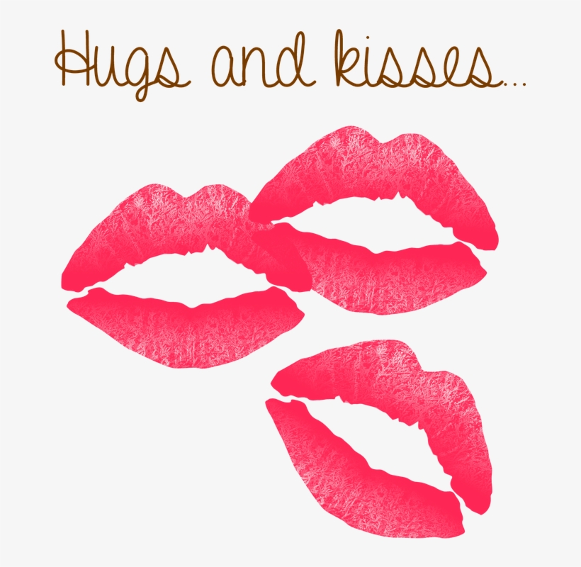 Kiss, Mouth, Lips, Text, Hugs, Kisses, Sexy, Lipstick - Transparent Kisses, transparent png download