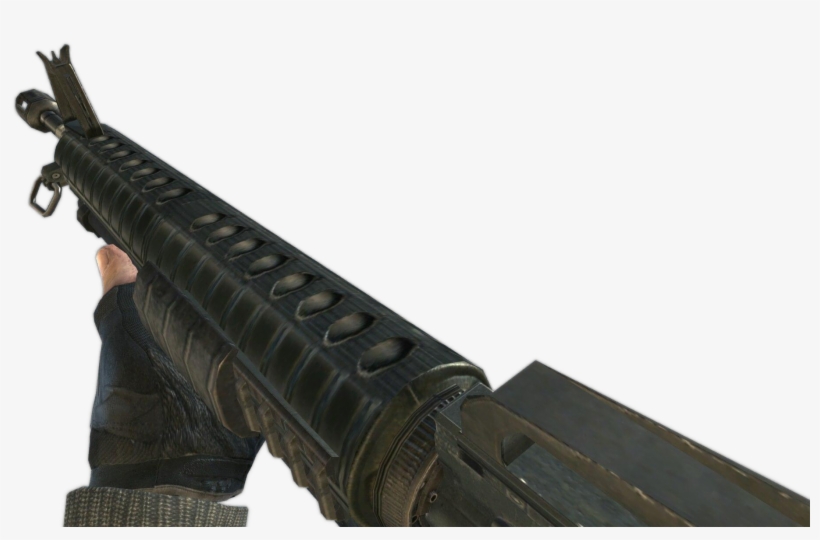Shotgun Images - Call Of Duty Modern Warfare 3 M16a4, transparent png download