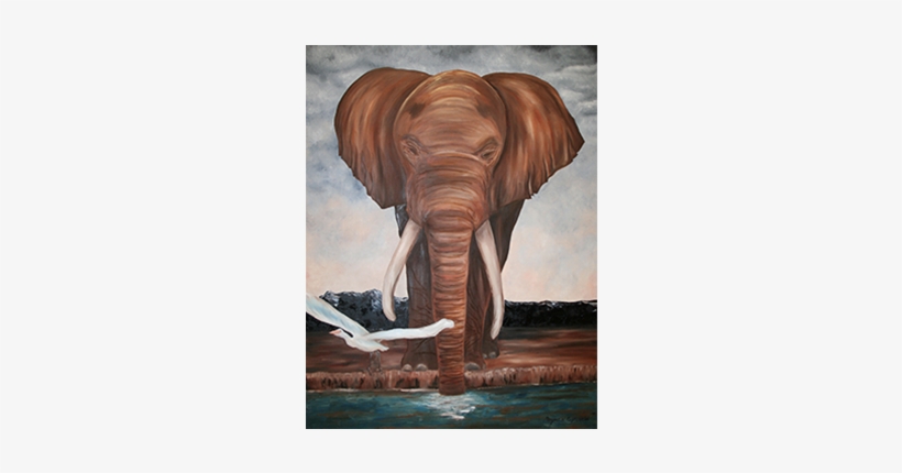 Artist Of The Month Gallery - Indian Elephant, transparent png download