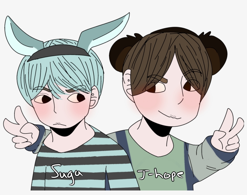 Suga And J-hope - Animal Jam Clans, transparent png download