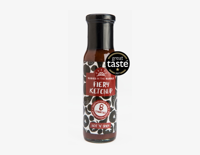 Rubies In The Rubble Fiery Ketchup (250g) - Rubies In The Rubble Fiery Tomato Ketchup, transparent png download