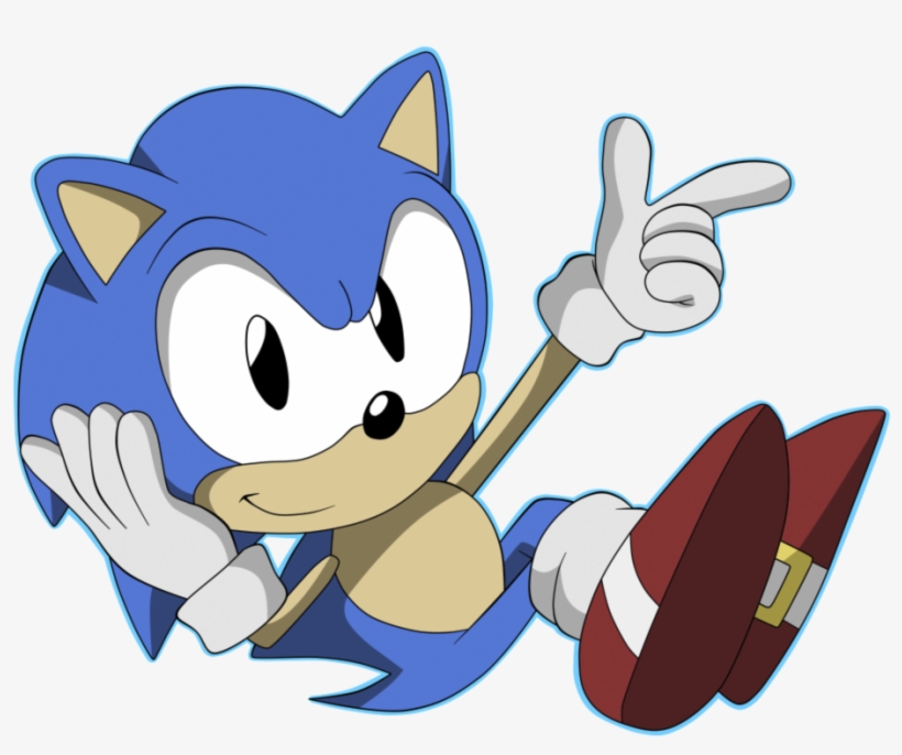 Classic Sonic By Krizeii-d54flvn - Sonic The Hedgehog, transparent png download