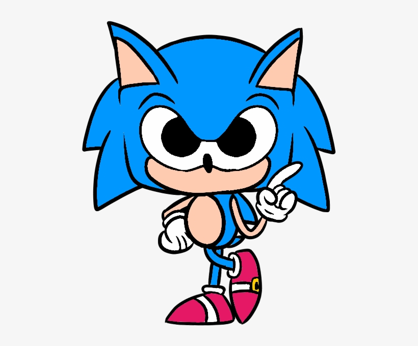 Classic Sonic Pop Concept I Made - Sonic The Hedgehog, transparent png download