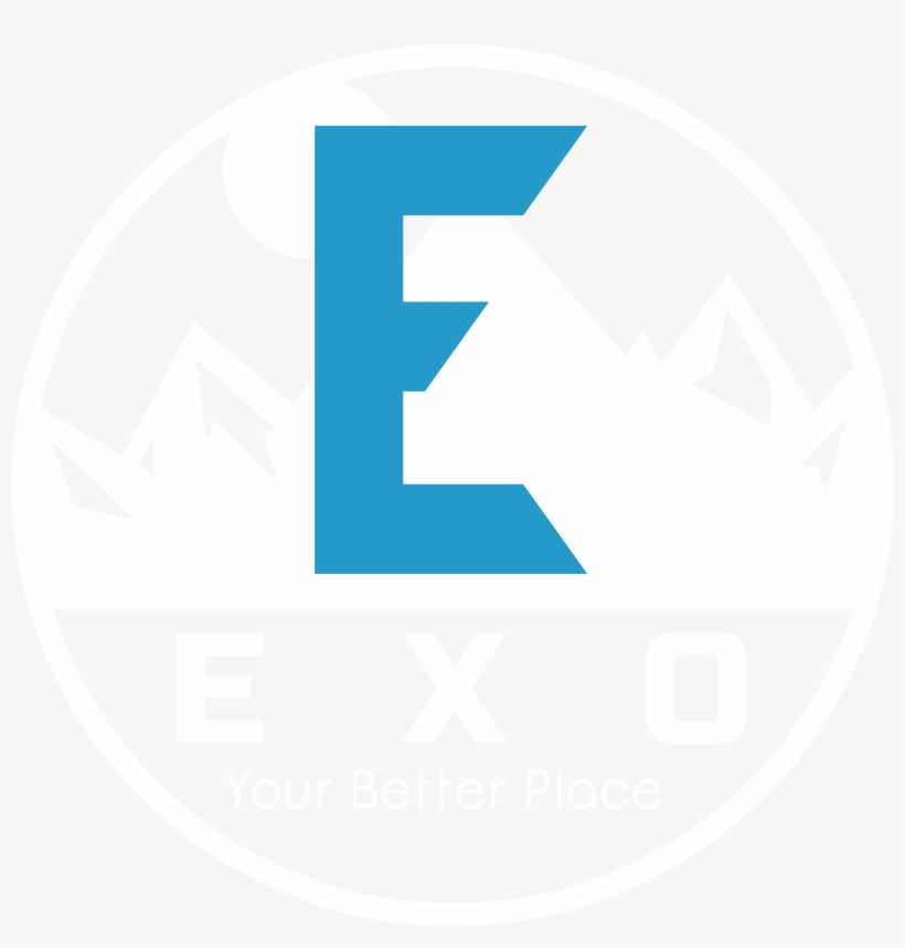Exo Logo White Exo Your Better Place Png Exo Logo Circle - Emblem, transparent png download