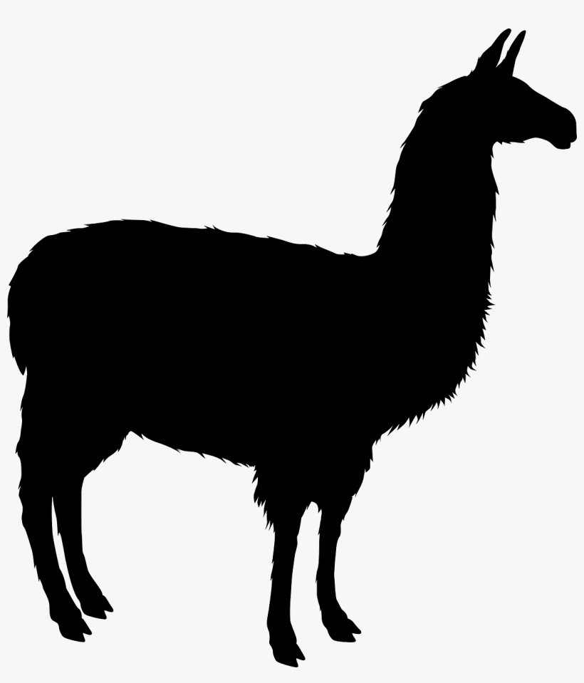 Download Png - Lama Silhouette, transparent png download