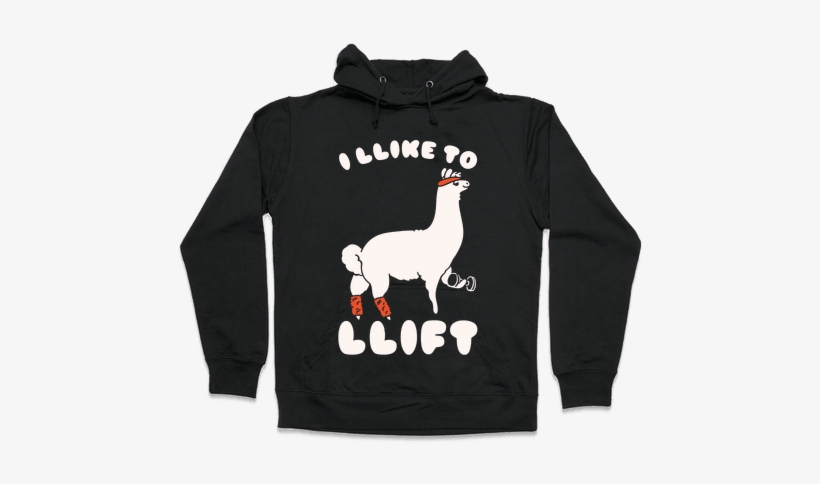 I Like To Lift Llama Hoodie - Midoriya Izuku Hoodie, transparent png download