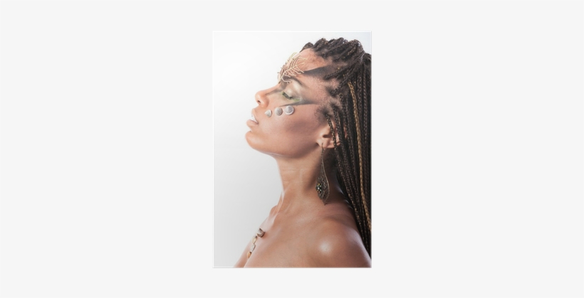 Portrait Of An African American Woman With Dreadlocks - Peinados Para Soldados Mujer Con Rastas, transparent png download