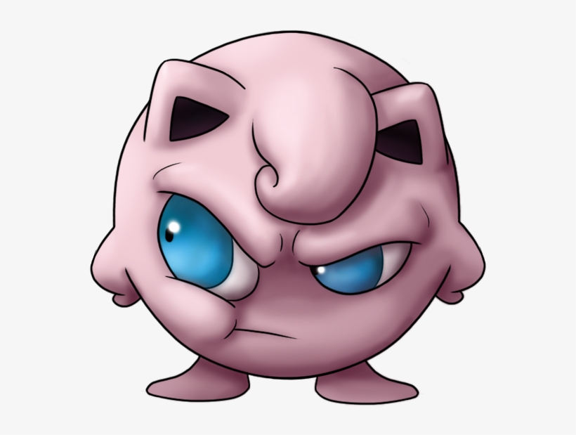 Picture Freeuse Library By Alex Namn On Deviantart - Jigglypuff Mad Transparent, transparent png download
