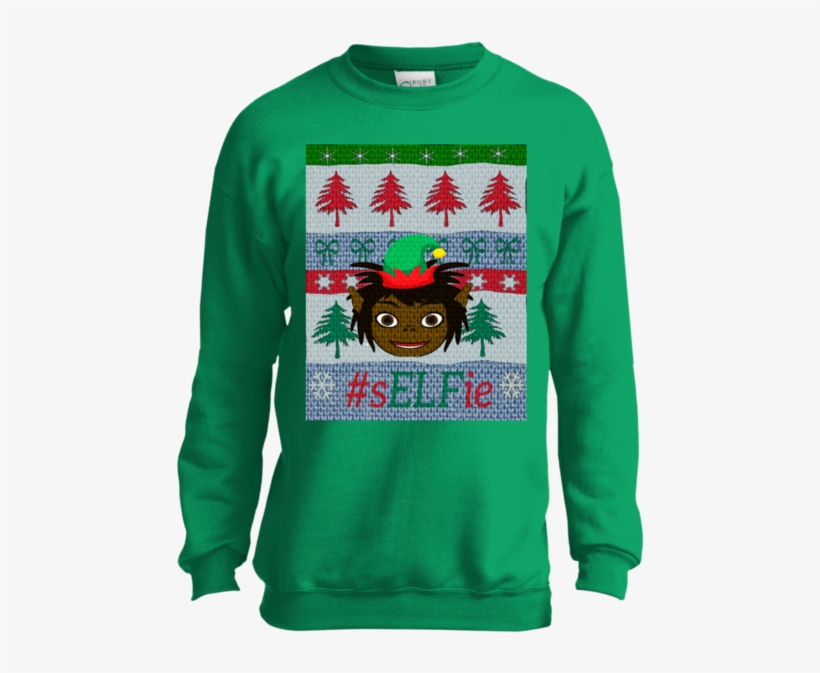 Christmas Sweatshirt- Little Dreadlocks - Ya Done Messed Up A A Ron Sweatshirt, transparent png download