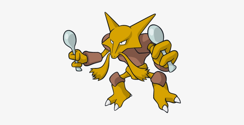 Alakazam The Trainer - Alakazam Pokemon, transparent png download
