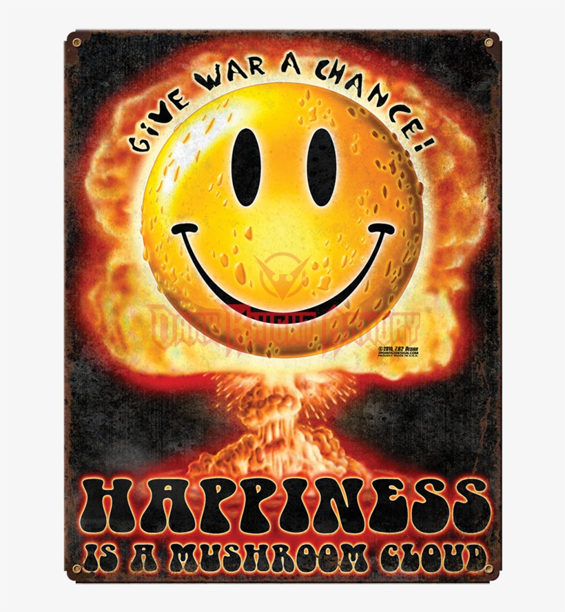 Mushroom Cloud Vintage Steel Sign - Past Time Signs Vs-t254 Mushro, transparent png download