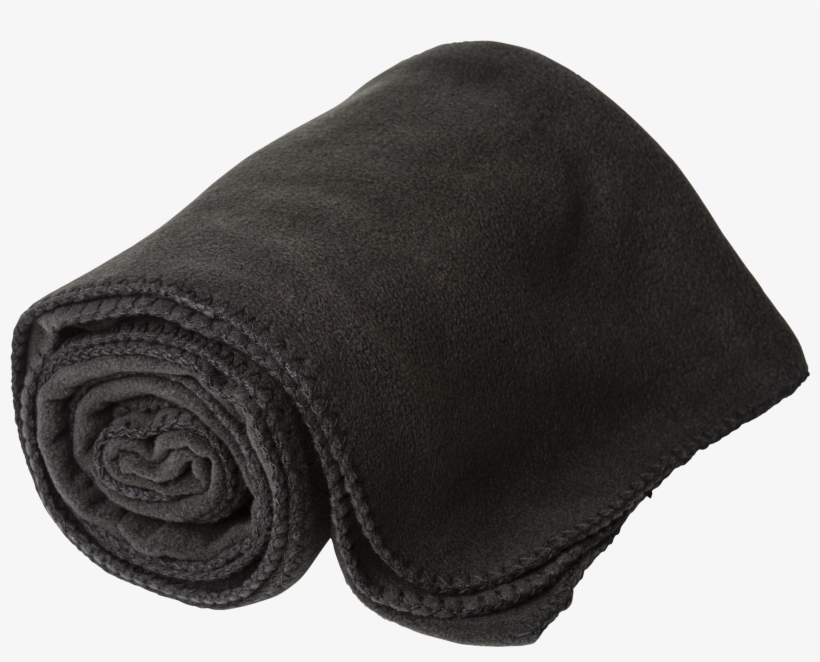 Black Fleece Blanket - Cozy Fleece Blanket, transparent png download