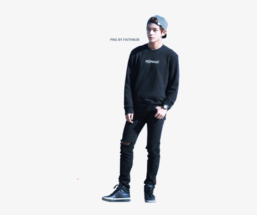 Taehyung - Kim Taehyung Airport Fashion, transparent png download