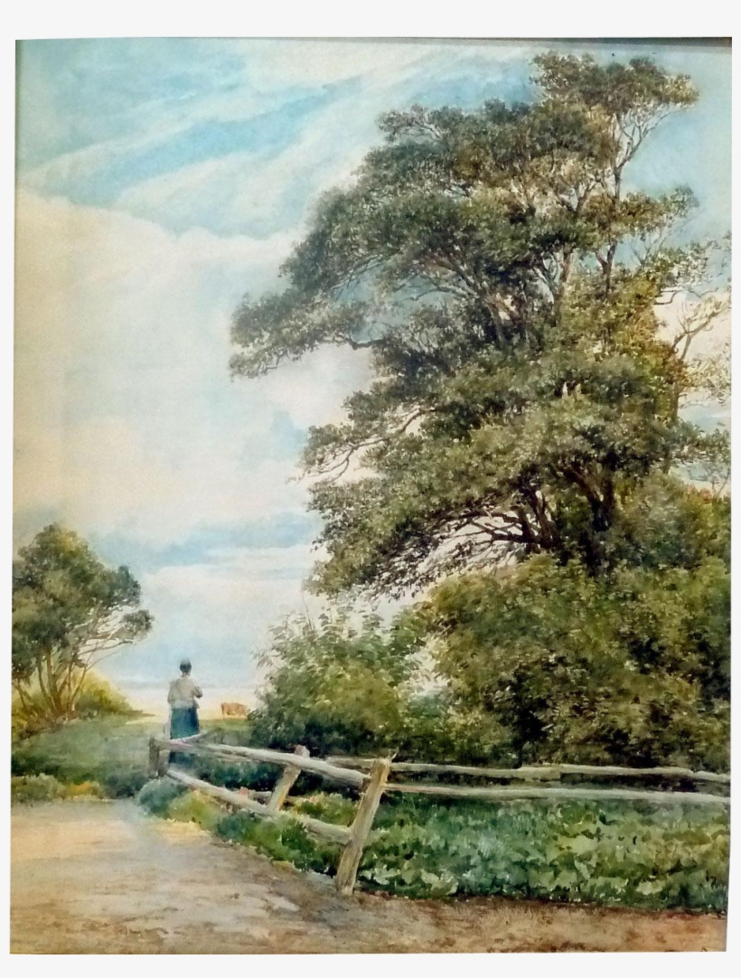 The Meadow Beyond Ca - Drawing, transparent png download