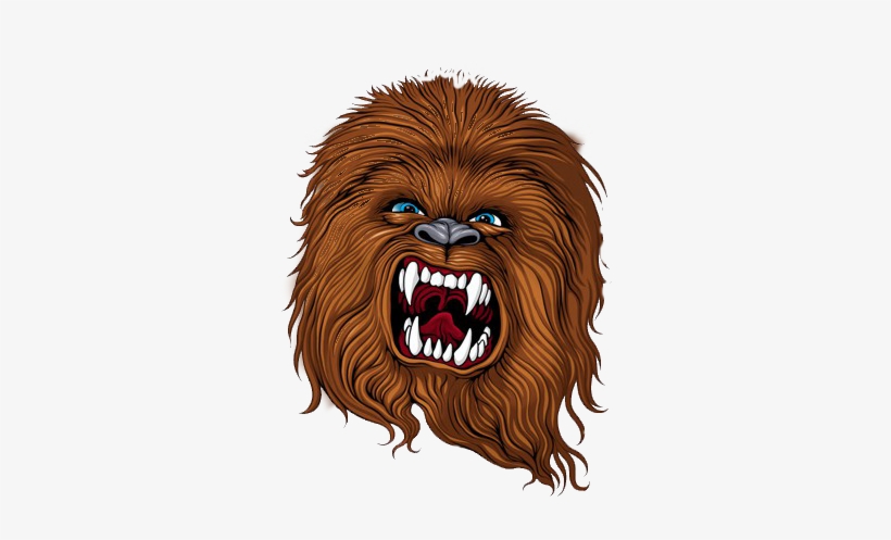 Chewbacca Maximize - Frontal - Roar, transparent png download