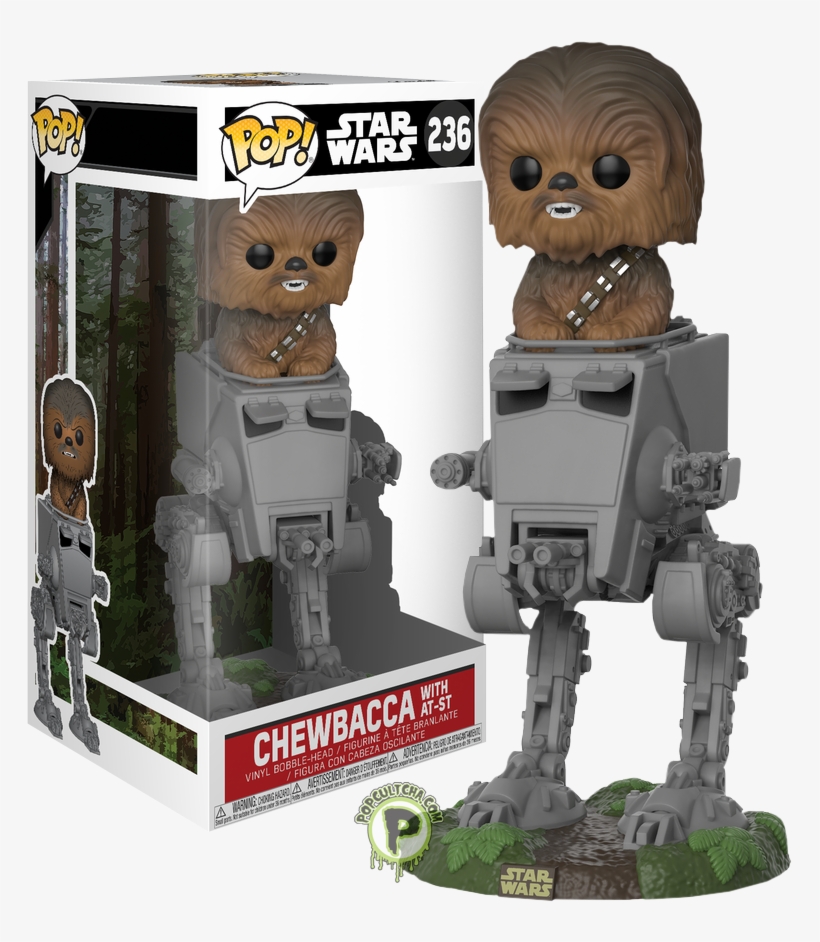 Star Wars Chewbacca At-st Pop - Funko Pop Chewbacca At St, transparent png download