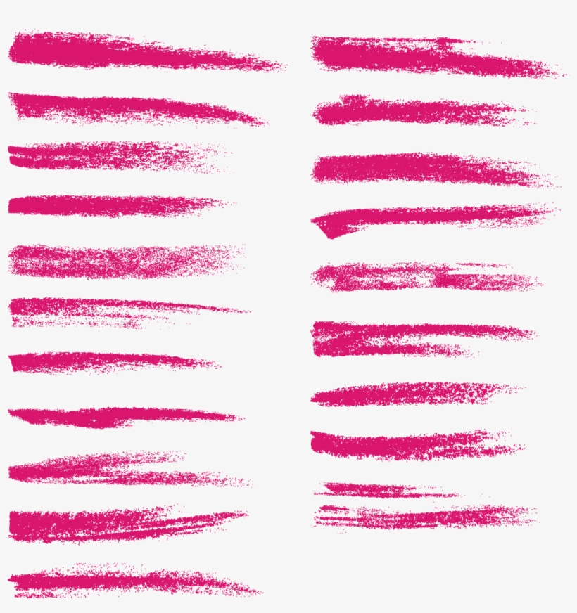 Pink Chalk Line Png - Lipstick Line Png, transparent png download